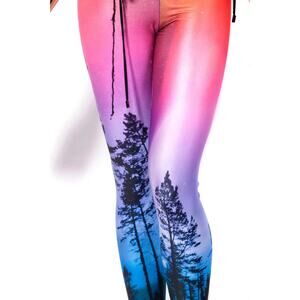 Black Milk Aurora skye leggings in Purple LIMITED EDITION sz S SOLD OUT